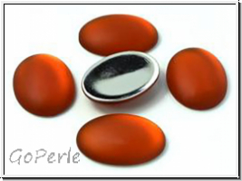 Cabochon, LUNASOFT, 25x18mm, topaz, 1 Stk.