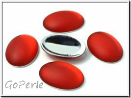 Cabochon, LUNASOFT, 25x18mm, siam, 1 Stk.