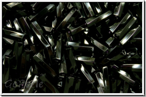 MTWB-2-0401, MIYUKI Twisted Bugles, Nr. 2 (6mm), black, op., 10g