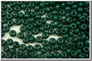 PR-11-53270, PRECIOSA Rocailles, 11/0, green, dk., op., 20g