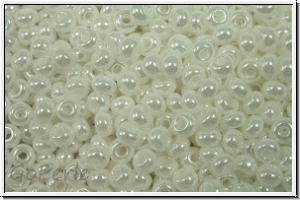 PR-11-46102, PRECIOSA Rocailles, 11/0, white, op., luster, 20g