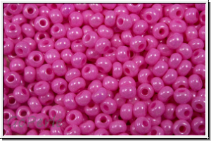 PR-11-16177, PRECIOSA Rocailles, 11/0, white, op., pink dyed, luster (sfinx), 20g