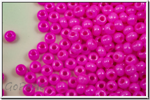 PR-11-16177, PRECIOSA Rocailles, 11/0, white, op., pink dyed, luster (sfinx), 20g