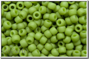 R-11-2602f, TOHO Rocailles, 11/0, honeydew, semi glazed, 10g