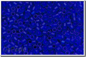 DB0748, MIYUKI Delica, 11/0, cobalt, trans., matte, 5g