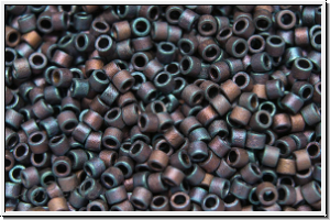 DBS0312, MIYUKI Delicas, 15/0, copper, dk., met., matte, 5g
