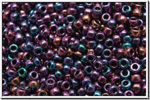 R-15-0504, TOHO Rocailles, 15/0, violet, higer met., iris., 5g