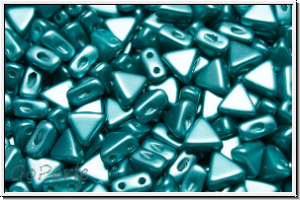 KHEOPS PAR PUCA, 6x5mm, white, alabaster, emerald pastel, 50 Stk.