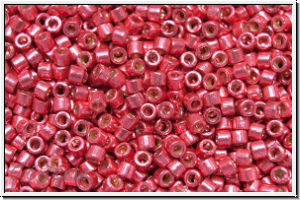 DB1841, MIYUKI Delica, 11/0, cranberry, lt., galv., duracoat, 5g