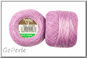 Spitzen-Hkelgarn ANCHOR, Baumwolle, Strke 80, Farbe 0096, violett, 5g