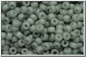 R-11-2008, TOHO Rocailles, 11/0, snowcloud, ancient, op., matte, 10g