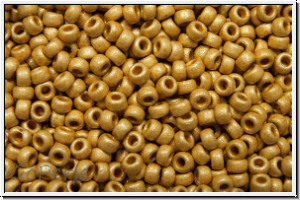 RR-15-4202f, MIYUKI Rocailles, 15/0, gold, galv., met., duracoat, matte, 5g