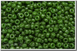RR-15-1488, MIYUKI Rocailles, 15/0, green (dyed), forest, op., 5g