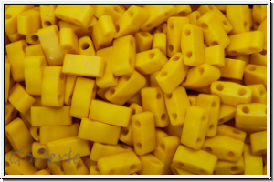 HTL-2311, MIYUKI Half Tila Beads, canary, op., matte, 5g