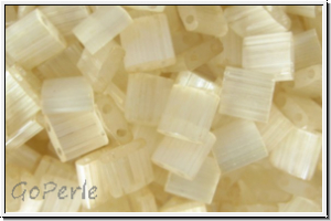 TL-2592, MIYUKI Tila Beads, ivory, antique, silk satin, 60 Stk.
