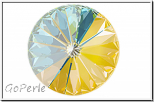 Swarovski Rivoli 1122, 12mm, 001L141D - crystal, sunshine DeLite, backed, 1 Stk.