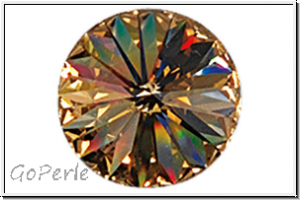 Swarovski Rivoli 1122, 12mm, 245 - light colorado topaz, foiled, 1 Stk.