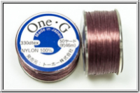 TOHO OneG Beading-Thread Fdelgarn, mauve, 1 Spule