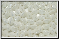 PB-02010-21402, Pinch Beads, 5x3mm, white, alabaster, pearl white, 65 Stk.