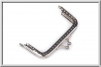 Geldbrsen-Rahmen, Rohling, 8x5cm, nickelfb., Messing, 1 Stk.