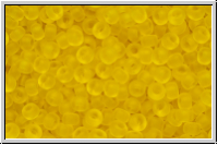 RR-11-0136f, MIYUKI Rocailles, 11/0, yellow, trans., matte, 10g