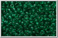 RR-11-0147, MIYUKI Rocailles, 11/0, emerald, trans., 10g
