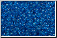 RR-11-0149, MIYUKI Rocailles, 11/0, blue, capri, trans., 10g