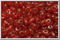 SD-90030-15726, SuperDuo Beads, hyacinth, trans., vega luster, 10g