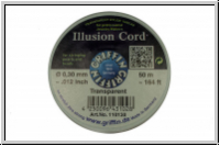 Nylonfaden Illusion Cord, 0,30 mm, Nylon, crystal, GRIFFIN, ca. 50m/Spule