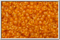 RR-11-1937, MIYUKI Rocailles, 11/0, topaz, lt., trans., apricot-ld., semi matte, 10g