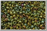 RR-11-1981, MIYUKI Rocailles, 11/0, nickel, met., plated, iris., 5g (Kleinere Menge!)