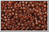 RR-11-2400sf, MIYUKI Rocailles, 11/0, topaz, dk., trans., semi matte, 10g