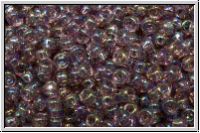 RR-11-0256, MIYUKI Rocailles, 11/0, amethyst, lt., trans., AB, 10g