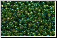 RR-11-0288, MIYUKI Rocailles, 11/0, olivine, trans., AB, 10g