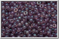 RR-11-0318, MIYUKI Rocailles, 11/0, berry, trans., gold luster, 10g