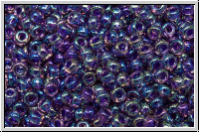 RR-11-0356, MIYUKI Rocailles, 11/0, amethyst, trans., purple-ld., AB, 10g