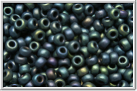 RR-11-2063, MIYUKI Rocailles, 11/0, indigo, met., matte, iris., 10g