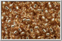RR-11-4271, MIYUKI Rocailles, 11/0, beige, lt. (dyed), trans., silver-ld., duracoat, 10g