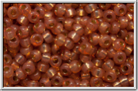 RR-11-4233, MIYUKI Rocailles, 11/0, peach (dyed), trans., silver-ld., duracoat, 10g