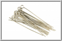 Kettel-/senstifte, 40/0,7mm, antiksilberfb., Metall, 20 Stk.
