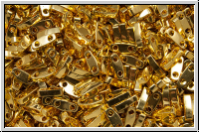 QTL-0191, MIYUKI Quarter Tila Beads, 24kt gold plated, met., 1g (Kleinere Menge!)