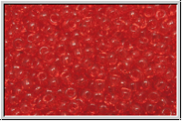 R-11-0005, TOHO Rocailles, 11/0, siam, lt. trans., 10g