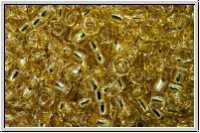 R-11-2151sl, TOHO Rocailles, 11/0, champagne, trans., silver-ld., 10g