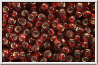 R-11-2153sl, TOHO Rocailles, 11/0, cherry amber, dk., trans., silver-ld., 10g