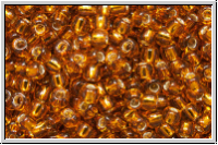 R-11-2154sl, TOHO Rocailles, 11/0, orange amber, trans., silver-ld., 10g