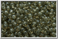 R-11-0120, TOHO Rocailles, 11/0, black diamond, trans., luster, 10g