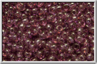 R-11-0628, TOHO Rocailles, 11/0, violet, lt., trans., gold luster, 10g