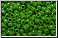 R-11-0407, TOHO Rocailles, 11/0, green, op., AB, 10g
