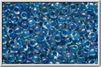 R-11-0193, TOHO Rocailles, 11/0, crystal, trans., dk. capri-ld., 10g