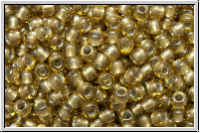 R-11-0286, TOHO Rocailles, 11/0, ale, pale, trans., silver-ld., 10g